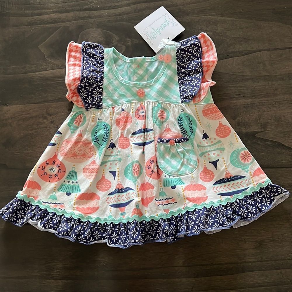 Serendipity by Shrimp and Grits Kids Size 2-3t Tunic Top Girls serendipity NWT